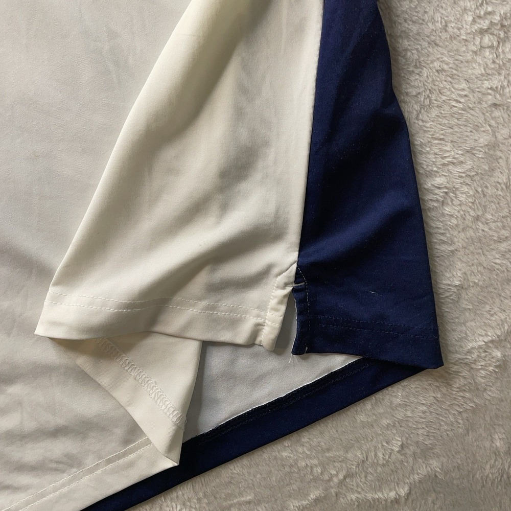 Callaway Mens 2XL Blue & White Opti Dri Short Sleeve Golf Polo Shirt - Picture 10 of 14